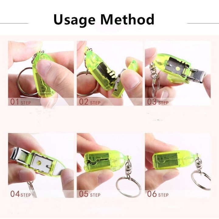 Stainless Steel Nail Clipper Keychain | Skanto