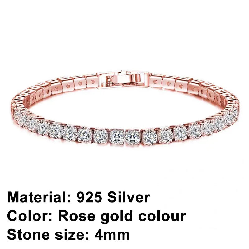 Skanto | Tennisarmbånd – Skinne med holdning: Eleganse i sterling sølv og hip-hop stil!