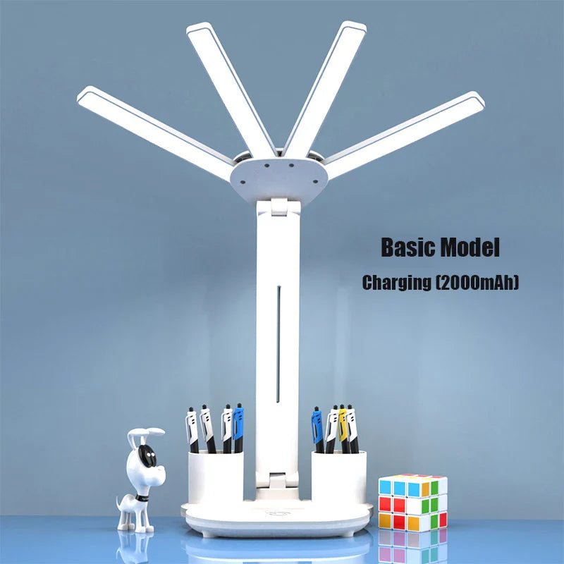 Skanto | Multifunksjonell 3 i 1 Skrivebord LED Lampe