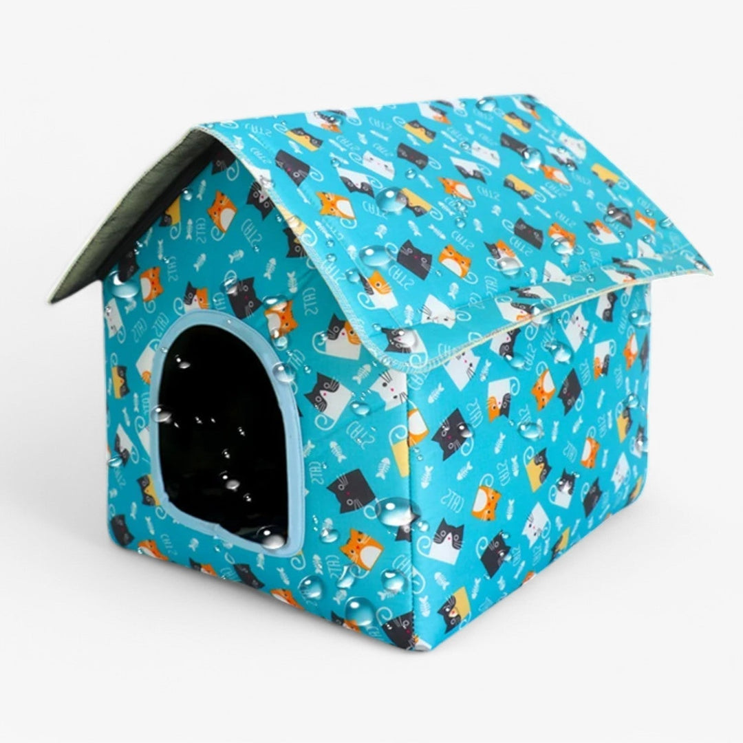 Skanto | Værbestandig Dyrehus "CozyNest" for katter og små hunder