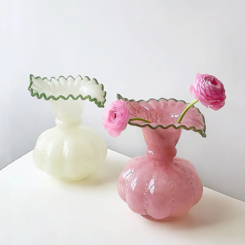 Glass Pumpkin Vase | Skanto