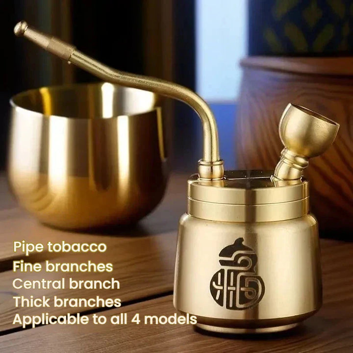 Artisan Messingrør Aromaterapi Røkelsespinner Burner