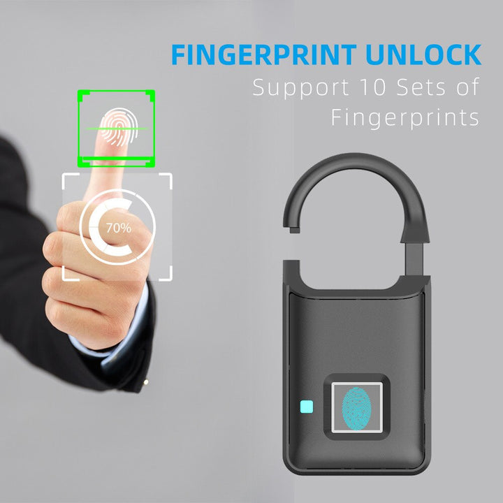 Touch Guard Smart Fingeravtrykk Vanntett Sikre Lås | Skanto