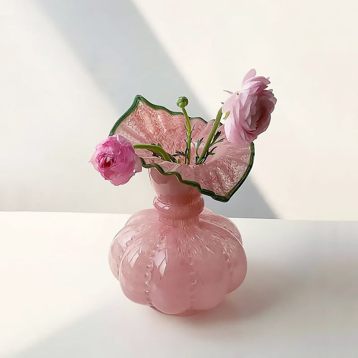 Glass Pumpkin Vase | Skanto