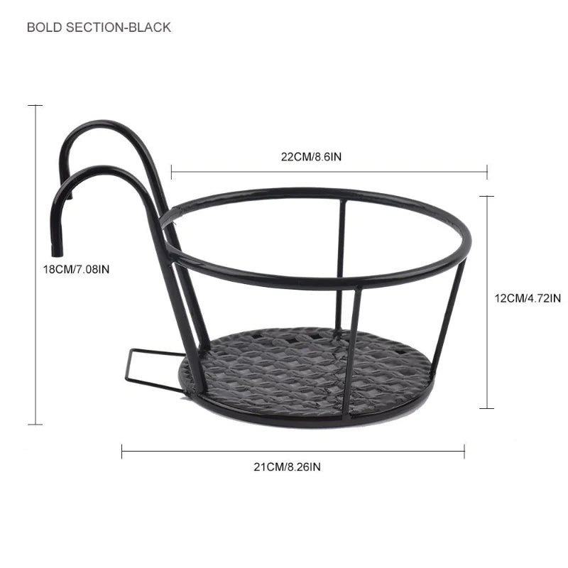 Enkel hage blomster pottholder stativ