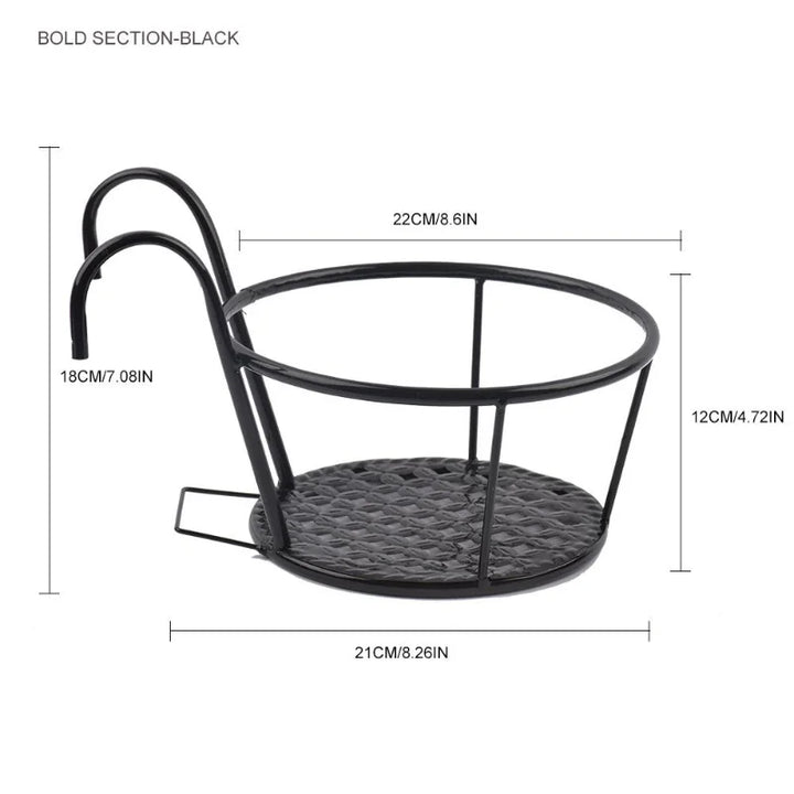 Enkel hage blomster pottholder stativ