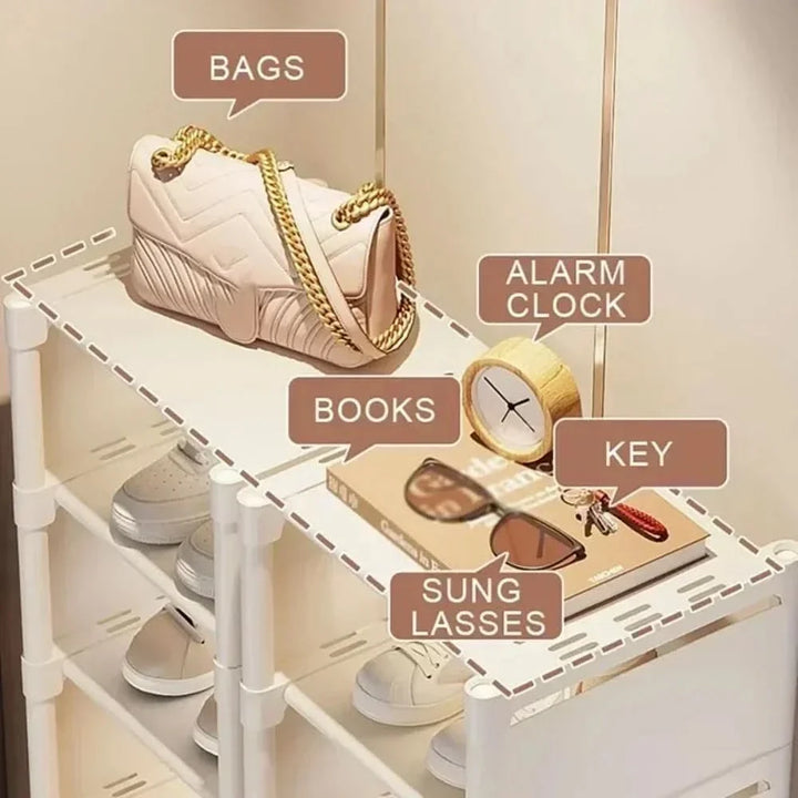 Skanto | SHOECORNER RACK – Stable sko stativ for hjørner – Plassbesparende organisering med stil