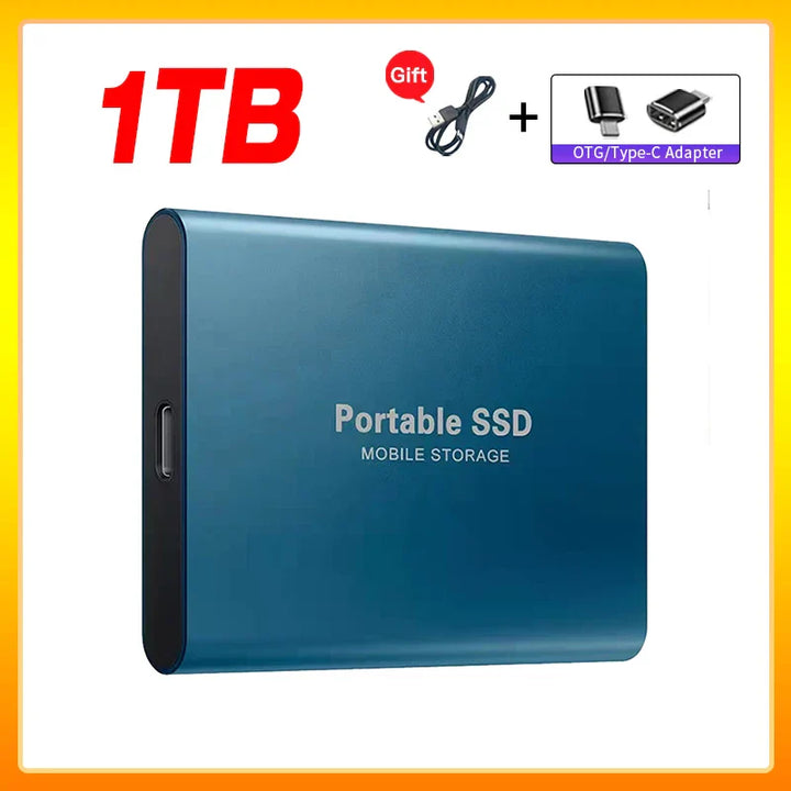 Skanto | Høyhastighets Ekstern Solid State Drive 1TB Bærbar Ekstern Harddisk ssd 2TB Ekstern harddisk ssd harddisk For Laptop Mac