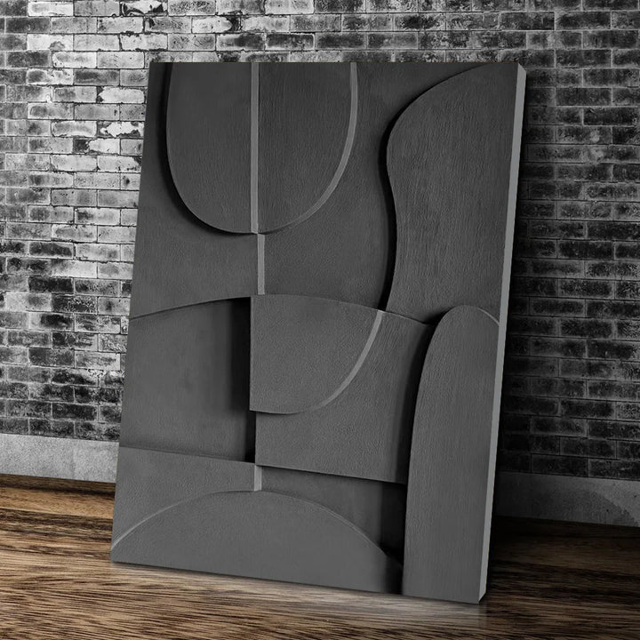 Abstrakt Minimalistisk 3d Design Veggkunst Kunstneriske Lerretstrykk Bilder For Moderne Leilighet Stue Spisestue Hjemmekontor Dekor | Skanto