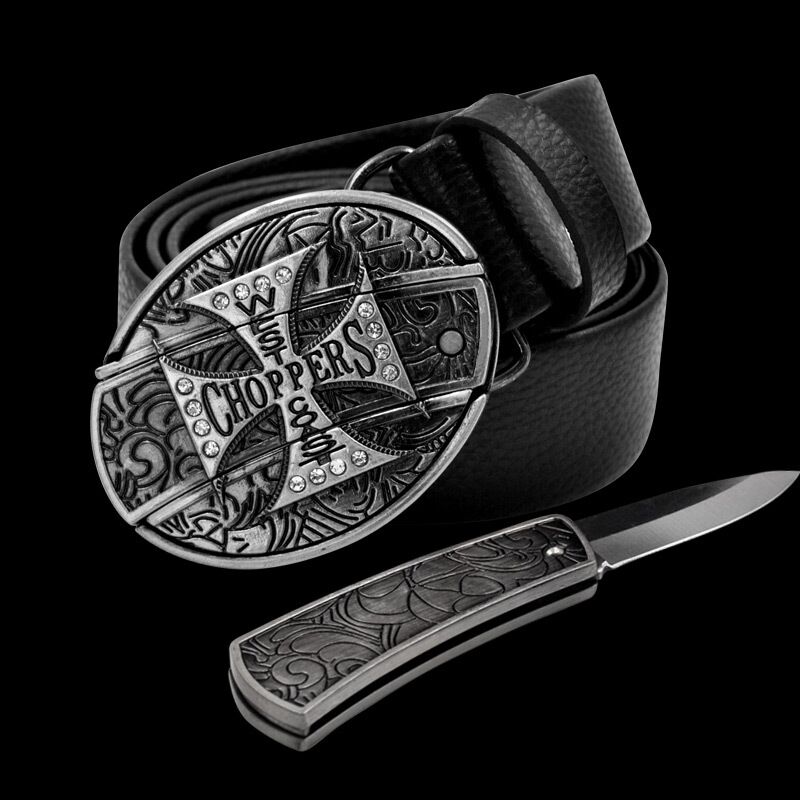 Skanto | Selvdforsvar Mini Kniv Lærbelte