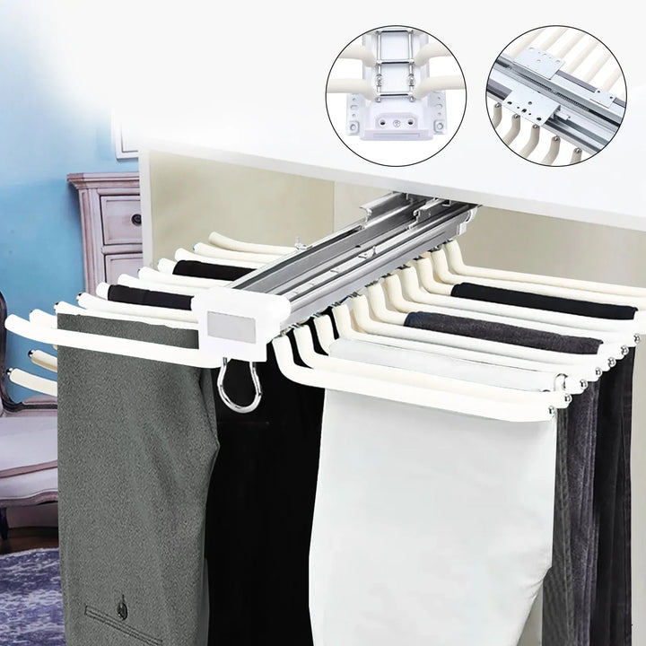 Smart Slide-Out Rail Cloth Organizer | Skanto