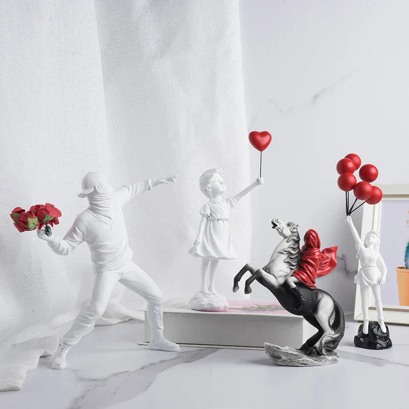 Skanto | Banksy inspirert skulpturkolleksjon