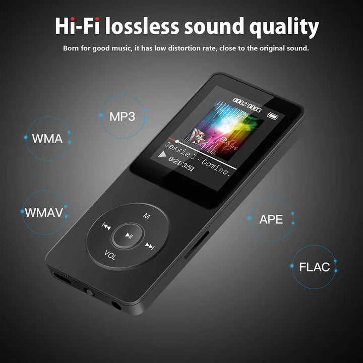 Skanto | MP3 Spillere – Trådløs HiFi Lyd med Bluetooth & Multifunksjonell Mediestøtte
