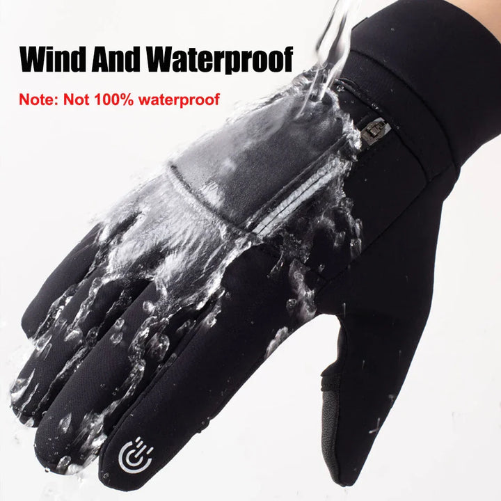Skanto | FrostGrip | Vinterhansker med foldbare fingertupper | Vanntett, vindtett & berøringsskjermkompatibel | M–XL