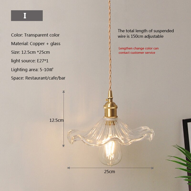 Skanto | Nordisk Brilliance Gjennomsiktig Glass Pendellampe