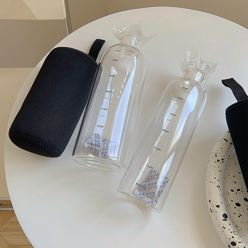 Skanto | Time Scales varmebestandig glass vannflaske