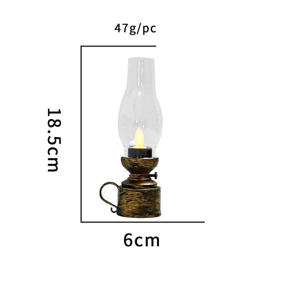 Vintage lampe – Retro design med varmt LED-lys for stue eller spisestue | Skanto