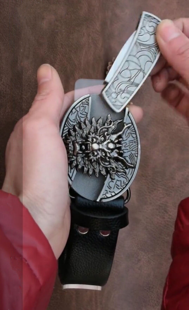 Skanto | Selvdforsvar Mini Kniv Lærbelte