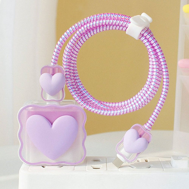 Skanto | Transparent Love Laderkabel Beskyttelsesdeksel
