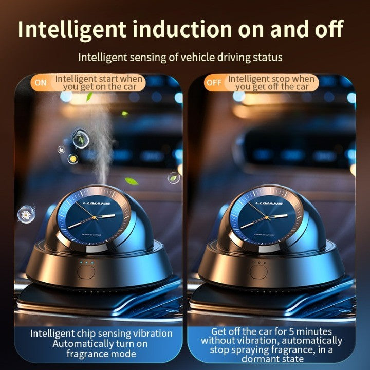 Skanto | Auto Aroma Smart Klokke Bil Luftrenser