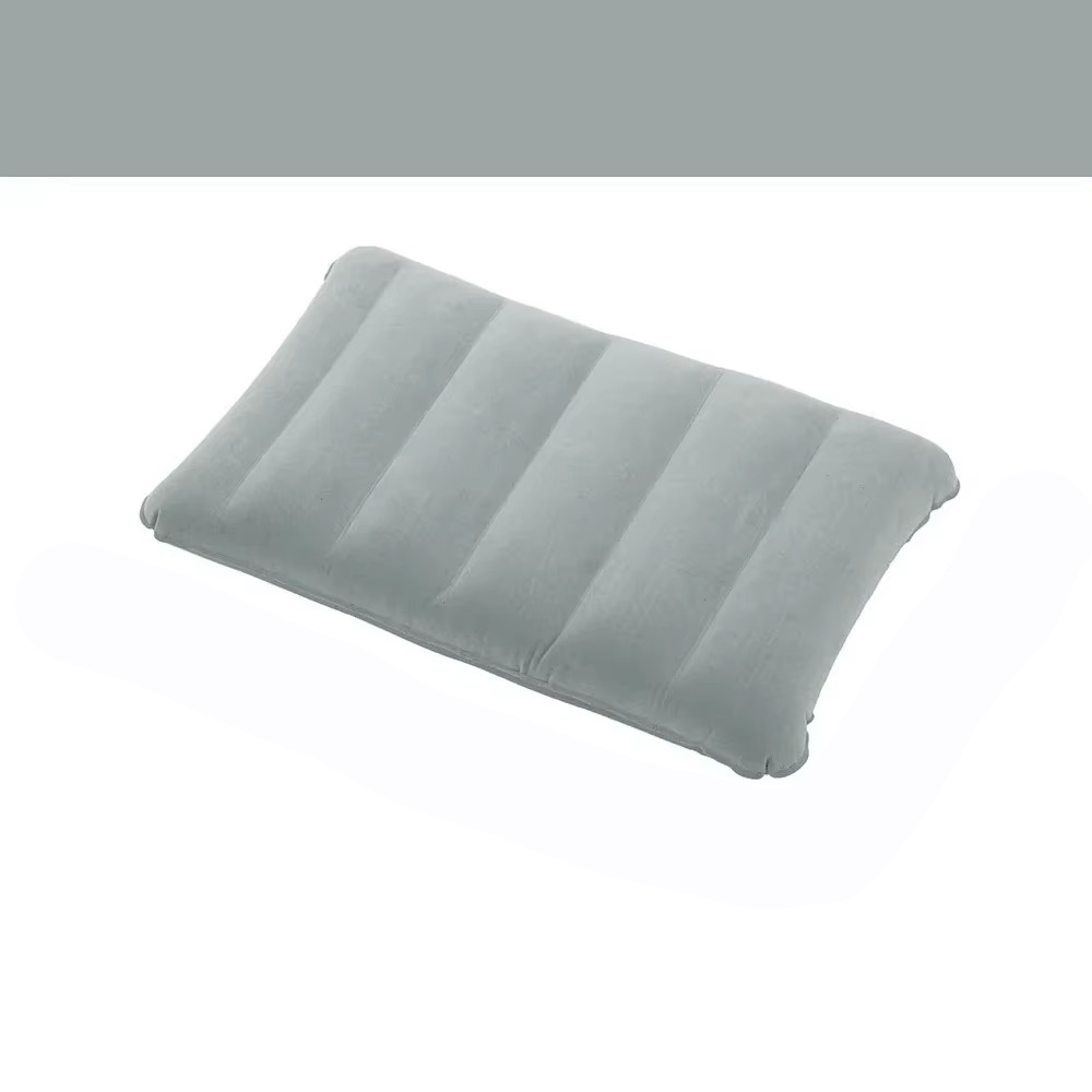 Skanto | Oppblåsbar reise- og campingpute, sammenleggbar luftpute 18,5 x 11,8 tommer