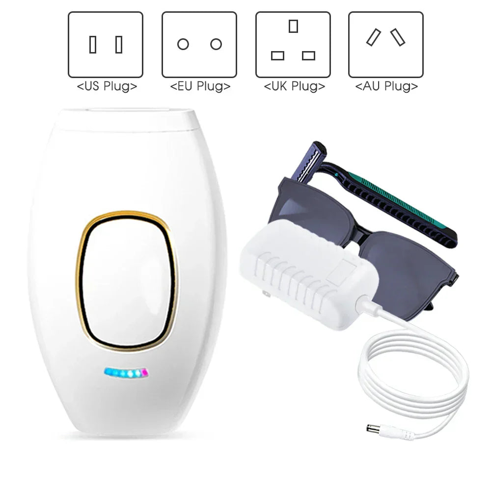 Skanto | Bikini IPL 500 000 Flash Epilator Impuls Permanent Laser Epilator Smerteløs For Kvinner Hårfjerning Hjemmebruk Enheter