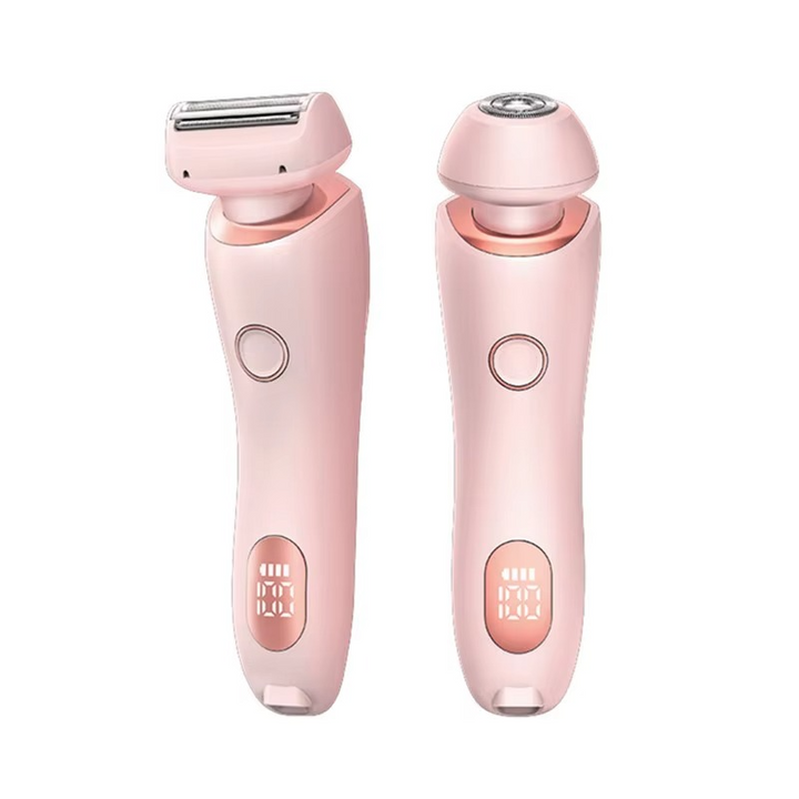 Skanto | 2-i-1 Dame Trådløs Hårfjerning Barberhøvel og Bikini Trimmer
