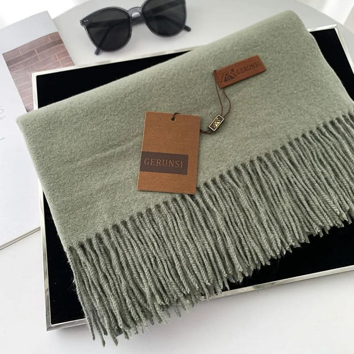 Skanto | Kvinne bomulls vinter skjerf – Myk, varm, elegant stil