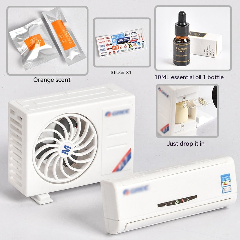 Skanto | Mini Solenergi AC Bil Aromaterapi Dekor