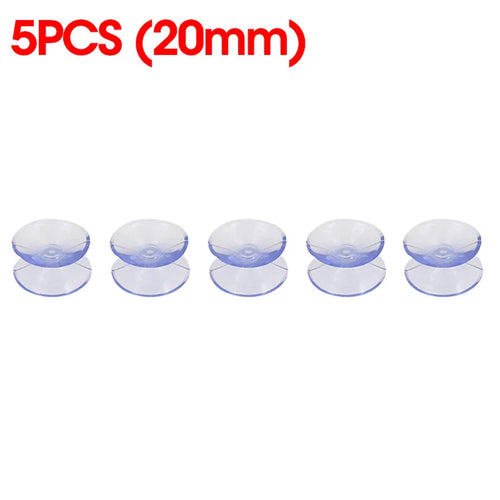 Skanto | 5/20PCS Dobbelt-sidede plast sugekopper - Rutsjesikre klare vakuumsugere for glass, bilvinduer, bordplater, DIY såpeholder
