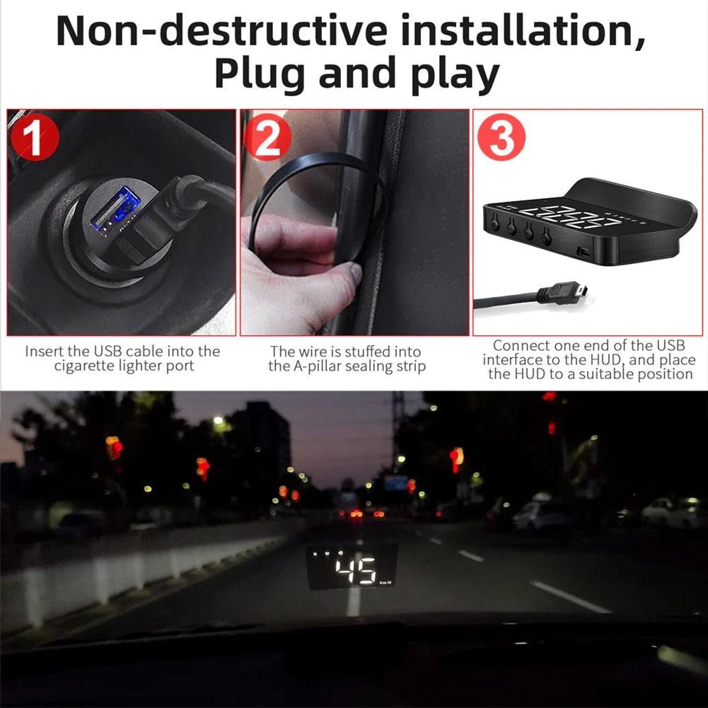 Skanto | Biltak HUD Speedometer Prosjektor