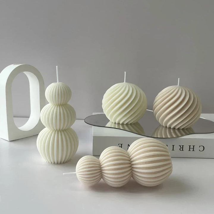 Skanto | Kreativ Geometrisk Duftlys Golfball Design Dekorasjon