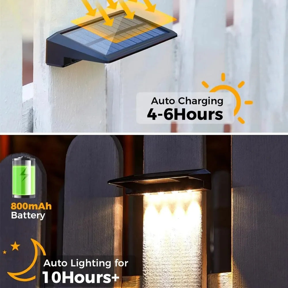 Skanto | EcoRadiance Solar Accent Lights 2-Delt Sett | Utendørsbelysning | Energieffektiv | Dekorativt lys for hage og terrasse
