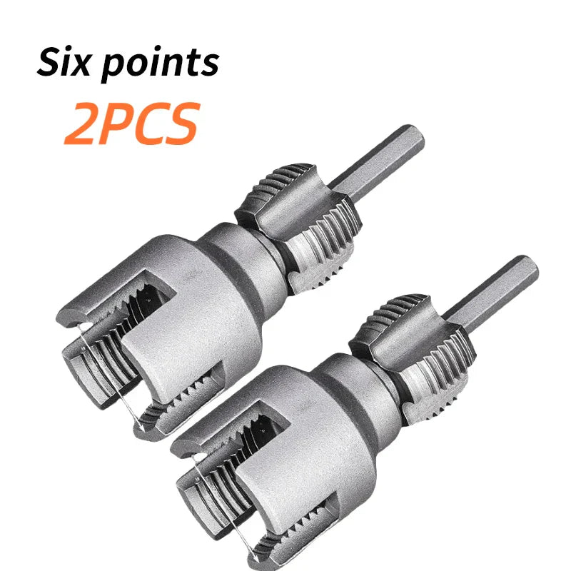 Pipe Thread Reamer & Edge Cutter Drill Attachment Tool | Skanto