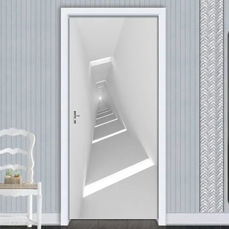 Moderne Abstrakt Perle Geometrisk Dørklistremerke Mural Avtakbar PVC Vinyl Peel N Stick Veggkunst Mural Klistremerke For Innendørs Dører Kreativ DIY Hjem Deko | Skanto