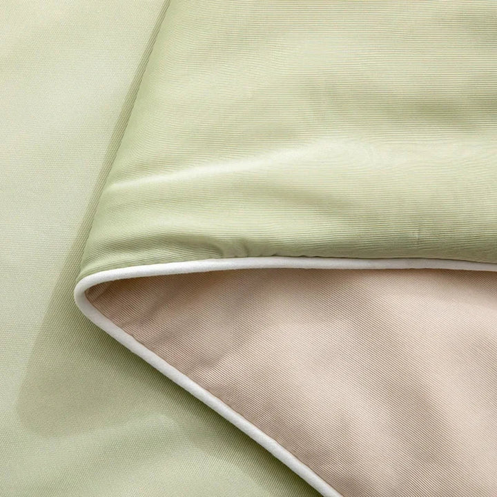 Air Condition Sommer Komforter — Ren Farge Is Silke Kjøleteppe, Lett & Glatt Twin/King Størrelse Quilt | Skanto