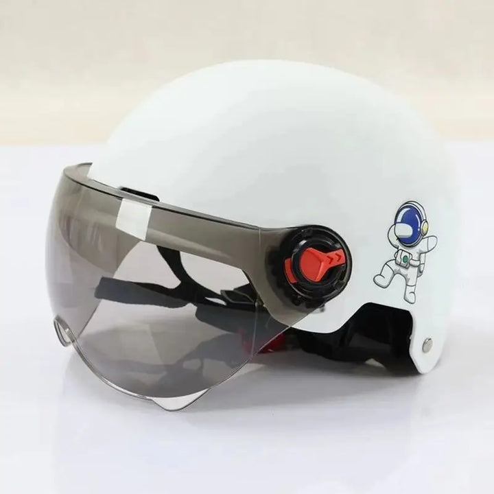 Skanto | Åpen-Face Motorsykkelhjelm med Goggles – Orion