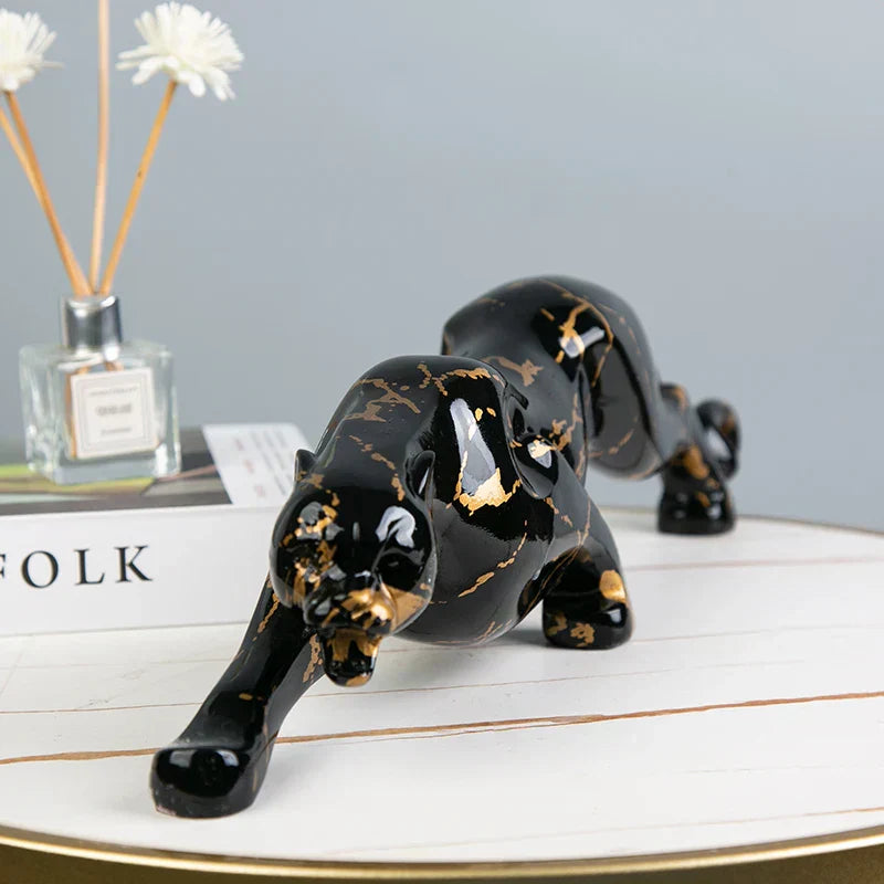 Skanto | Elegant Jaguar Steinskulptør