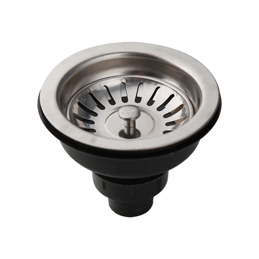 AquaGuard Rustfritt Stål Vaskestrainer med Luktfilter – Pop-Up Stopper & Anti-Blocking Kurv Skanto