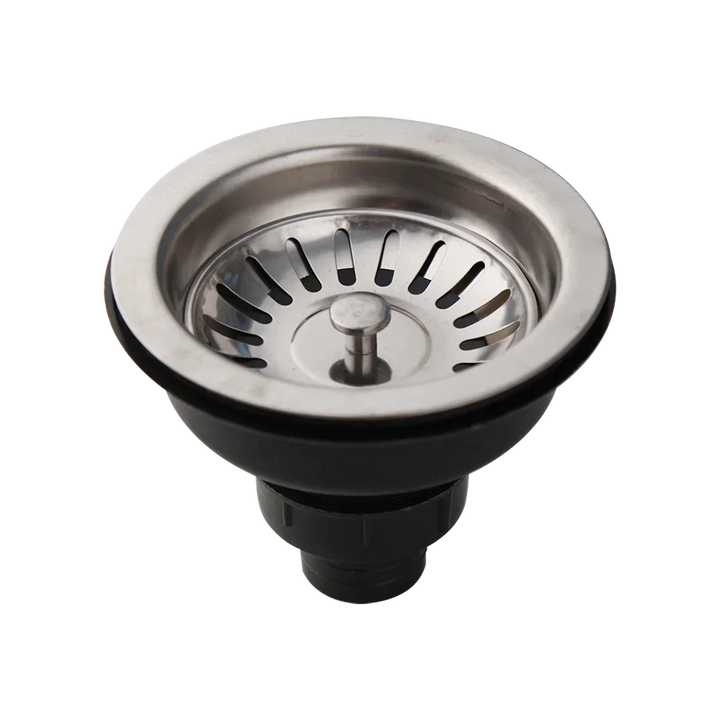 AquaGuard Rustfritt Stål Vaskestrainer med Luktfilter – Pop-Up Stopper & Anti-Blocking Kurv Skanto