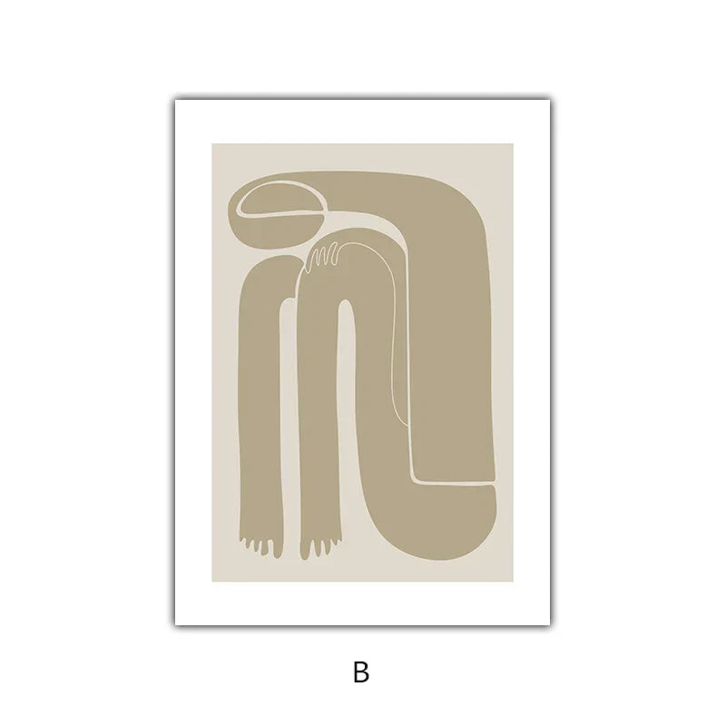 Abstract Minimalist Still Life Figure Art Fine Art Canvas Prints Posters Pictures For Living Room Bedroom Modern Home Art Decor | Skanto