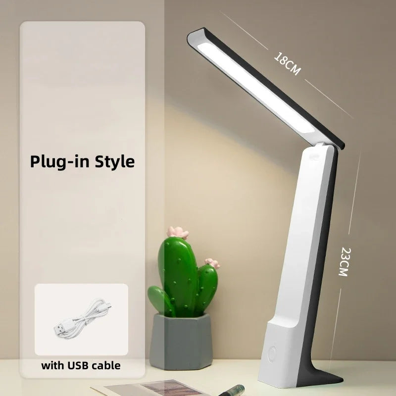 Skanto | Lumora LED Bordlampe | Dimmbar & Berøringskontroll | 3 Lysfarger | Batteri 20t | Hvit/rosa/blå