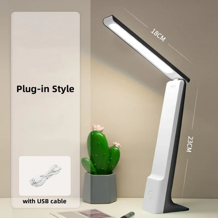 Skanto | Lumora LED Bordlampe | Dimmbar & Berøringskontroll | 3 Lysfarger | Batteri 20t | Hvit/rosa/blå
