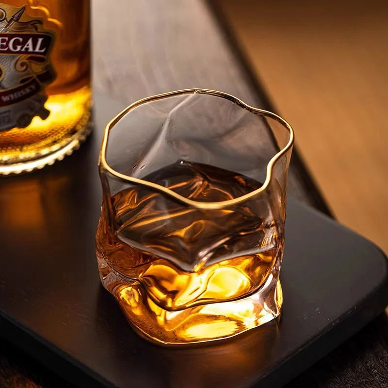 Texturert Whiskey Glass 2-delt Sett Skanto