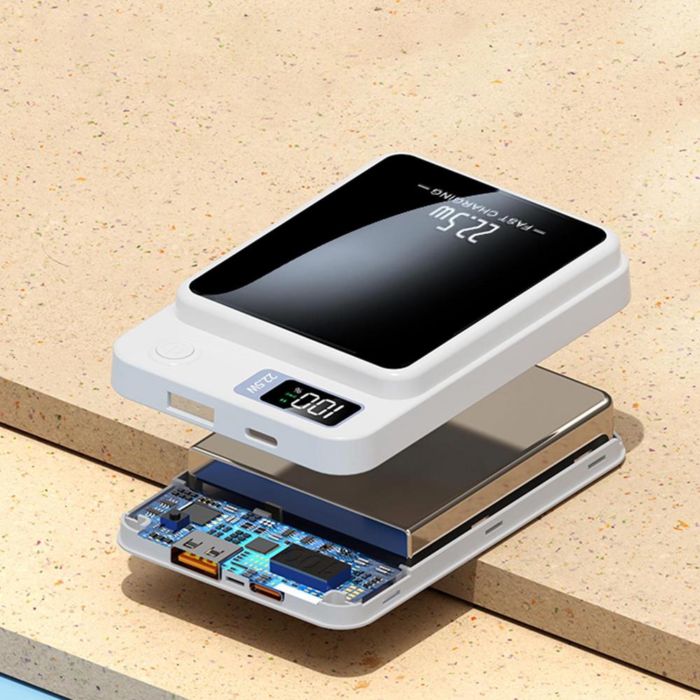 Skanto | Dobbel Energi Trådløs Magnetisk Power Bank