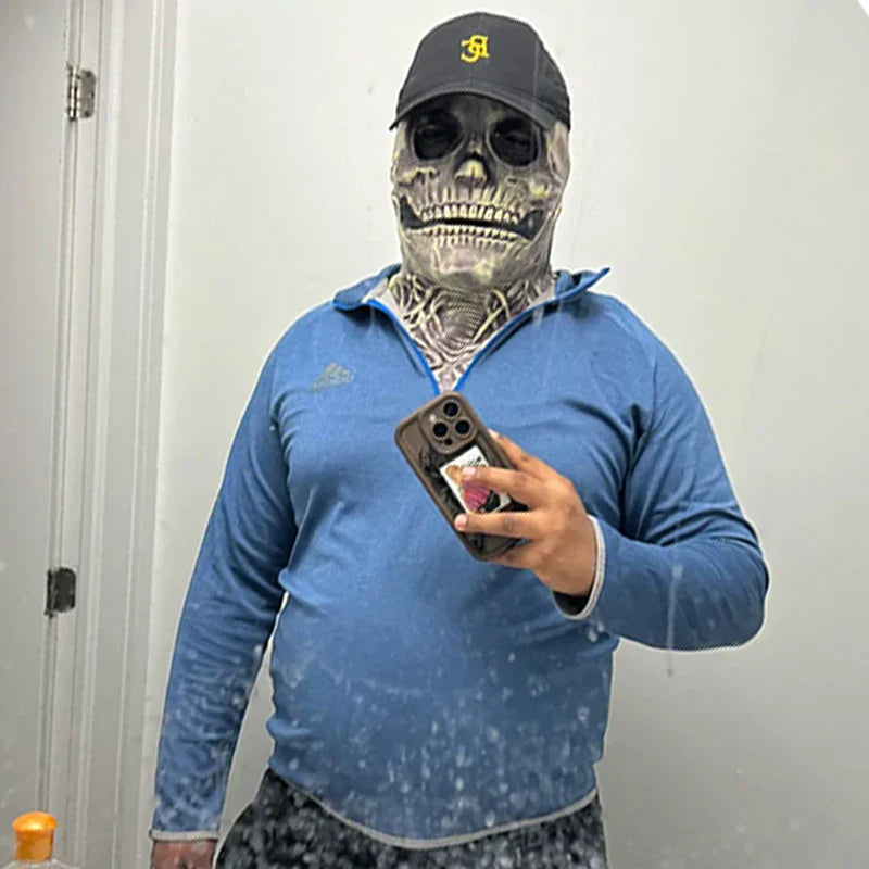 Skanto | Halloween Horror Lateks Hodeskalle Maske