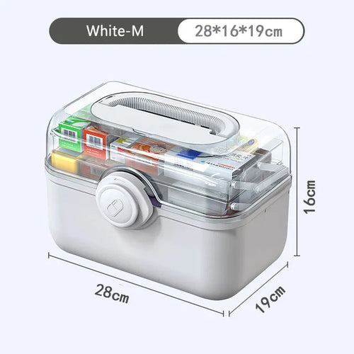 Heim Medisin Boks Oppbevaring Organizer