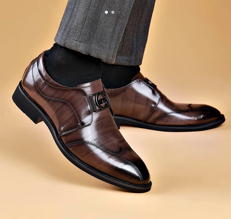 Herresko i skinn Stilige herresko Spisse oxfordsko i skinn til bryllup Herresko i skinn Kontorsko til herre