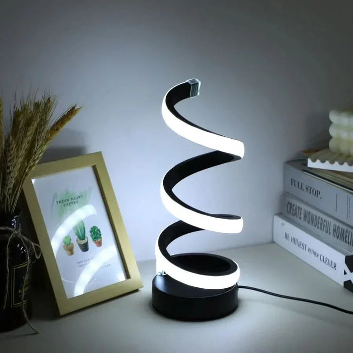 Skanto | Spiral LED Bordlampe – Moderne Justerbart Lys