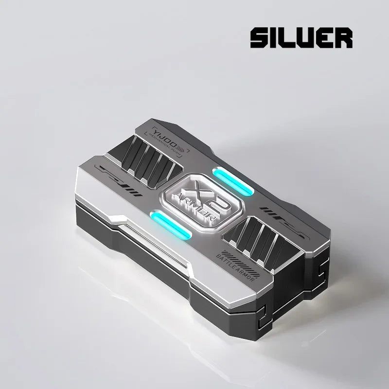 Skanto | Luminous Magnetisk Skyveknapp Metall Fidget